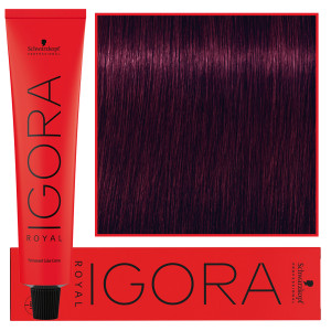 Schwarzkopf Professional Igora Royal - trwała farba do włosów o innowacyjnej formule, 60ml 5-99 | Jasny Brąz Fioletowy Ekstra