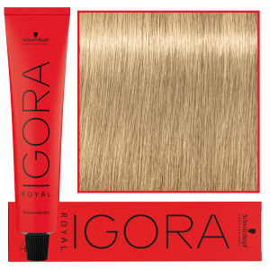 Schwarzkopf Professional Igora Royal - trwała farba do włosów o innowacyjnej formule, 60ml 9-0 | Ekstra Jasny Blond Naturalny