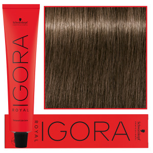 Schwarzkopf Professional Igora Royal - trwała farba do włosów o innowacyjnej formule, 60ml 6-00 | Ciemny Blond Naturalny Extra