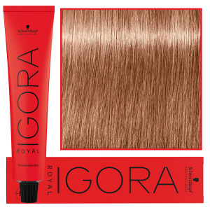 Schwarzkopf Professional Igora Royal - trwała farba do włosów o innowacyjnej formule, 60ml 9-67 | Ekstra Jasny Blond Czekoladowo Miedziany