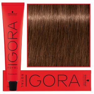 Schwarzkopf Professional Igora Royal - trwała farba do włosów o innowacyjnej formule, 60ml 6-6 | Ciemny Blond Czekoladowy