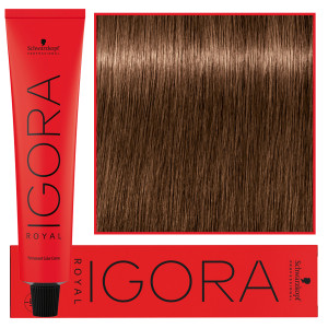 Schwarzkopf Professional Igora Royal - trwała farba do włosów o innowacyjnej formule, 60ml 6-65 | Ciemny Blond Czekoladowo Złoty