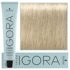 Schwarzkopf Professional Igora Royal Highlifts - farba do włosów o rozjaśniającej formule 60ml 10-1 | Ultra Blond Cendre