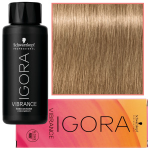 Schwarzkopf Professional Igora Vibrance – półtrwała farba do włosów bez amoniaku, 60ml 8-0 | Jasny Blond Naturalny