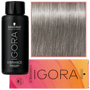Schwarzkopf Professional Igora Vibrance – półtrwała farba do włosów bez amoniaku, 60ml 8-11 | Jasny Blond Cendre Extra