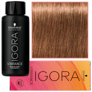 Schwarzkopf Professional Igora Vibrance – półtrwała farba do włosów bez amoniaku, 60ml 8-46 | Jasny Blond Beżowo-Czekoladowy