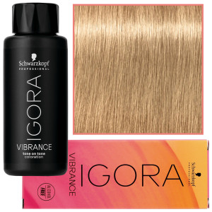 Schwarzkopf Professional Igora Vibrance – półtrwała farba do włosów bez amoniaku, 60ml 9-0 | Ekstra Jasny Blond Naturalny