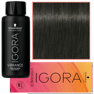 Schwarzkopf Professional Igora Vibrance – półtrwała farba do włosów bez amoniaku, 60ml 5-21 | Jasny Brąz Popielaty Cendre