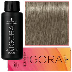 Schwarzkopf Professional Igora Vibrance – półtrwała farba do włosów bez amoniaku, 60ml 9-24 | Ekstra Jasny Blond Popielato-Beżowy