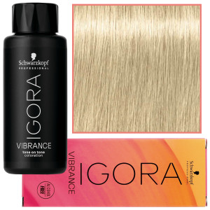 Schwarzkopf Professional Igora Vibrance – półtrwała farba do włosów bez amoniaku, 60ml 9-4 | Ekstra Jasny Blond Beżowy
