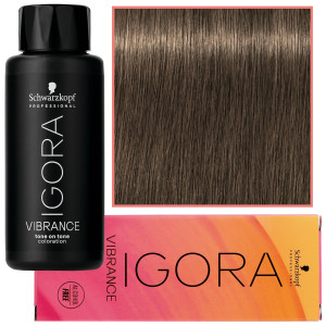 Schwarzkopf Professional Igora Vibrance – półtrwała farba do włosów bez amoniaku, 60ml 6-0 | Ciemny Blond Naturalny