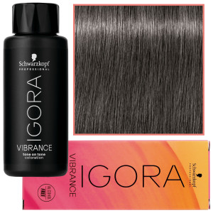 Schwarzkopf Professional Igora Vibrance – półtrwała farba do włosów bez amoniaku, 60ml 6-12 | Ciemny Blond Cendre Popielaty