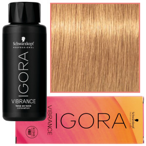 Schwarzkopf Professional Igora Vibrance – półtrwała farba do włosów bez amoniaku, 60ml 9,5-5 | Złoty