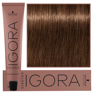 Schwarzkopf Professional Igora Royal Color 10 – 10-minutowa farba do włosów, 60ml 6-65 | Ciemny Blond Czekoladowo-Złoty