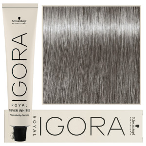 Schwarzkopf Professional Igora Silver Whites – farba tonująca do włosów siwych, 60ml Slate Grey | Niebieski Szary