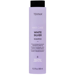 Lakme Teknia White Silver Shampoo - nawilżający szampon do włosów siwych i blond, 300ml