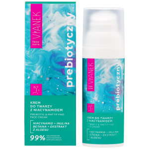Vianek Prebiotyczny krem do twarzy z niacynamidem, 50ml