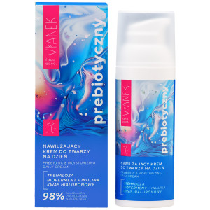 Vianek prebiotyczny - nawilżający krem do twarzy na dzień z trehalozą, 50ml
