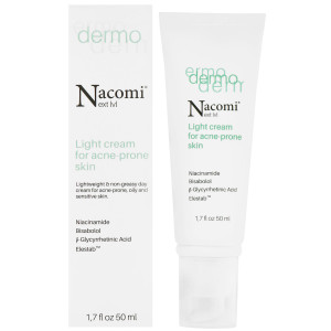 Nacomi Next Level Dermo - lekki krem do cery trądzikowej, 50ml