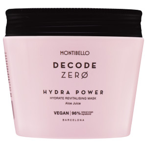 Montibello Decode Zero Hydra Power Mask - intensywnie nawilżająca maska do włosów, 500ml