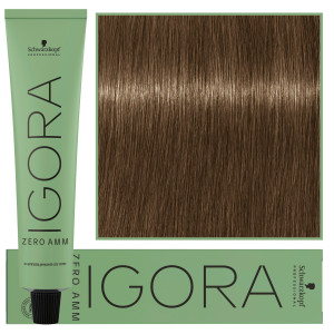 Schwarzkopf Professional Igora Zero Amm - profesjonalna farba do włosów bez amoniaku, 60ml 7-42  |  Średni Blond Beżowo Popielaty