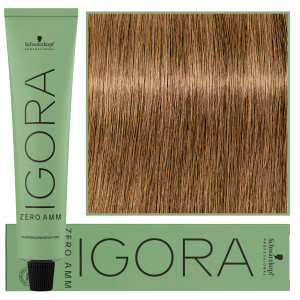Schwarzkopf Professional Igora Zero Amm - profesjonalna farba do włosów bez amoniaku, 60ml 7-50  |  Średni Blond Złoty Naturalny