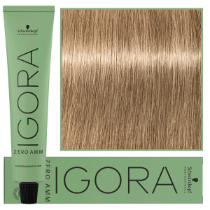 Schwarzkopf Professional Igora Zero Amm - profesjonalna farba do włosów bez amoniaku, 60ml 8-0  |  Jasny Blond Naturalny
