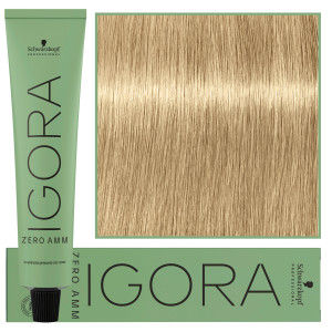 Schwarzkopf Professional Igora Zero Amm - profesjonalna farba do włosów bez amoniaku, 60ml 9-0  |  Ekstra Jasny Blond Naturalny
