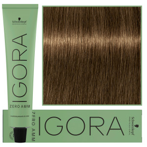 Schwarzkopf Professional Igora Zero Amm - profesjonalna farba do włosów bez amoniaku, 60ml 6-46  |  Ciemny Blond Beżowo Czekoladowy
