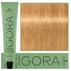 Schwarzkopf Professional Igora Zero Amm - profesjonalna farba do włosów bez amoniaku, 60ml 9-50  |  Ekstra Jasny Blond Złoty Naturalny