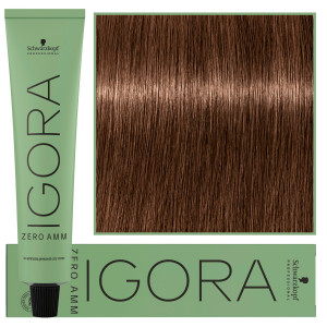Schwarzkopf Professional Igora Zero Amm - profesjonalna farba do włosów bez amoniaku, 60ml 6-6  |  Ciemny Blond Czekoladowy
