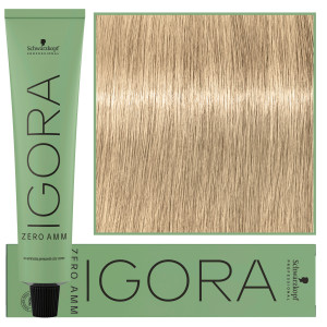 Schwarzkopf Professional Igora Zero Amm - profesjonalna farba do włosów bez amoniaku, 60ml 10-14  |  Ultra Blond Cendre Beżowy