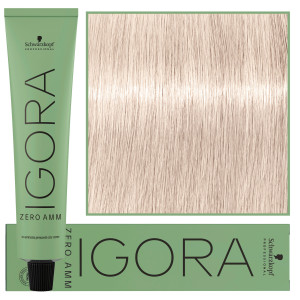 Schwarzkopf Professional Igora Zero Amm - profesjonalna farba do włosów bez amoniaku, 60ml 10-19  |  Ultra Blond Cendre Fioletowy