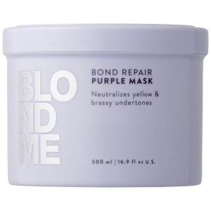 Schwarzkopf BlondMe Bond Repair Purple - fioletowa maska do włosów blond, 500ml