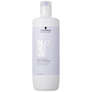 Schwarzkopf BlondMe Bond Repair Purple - fioletowy szampon do włosów blond, 1000ml