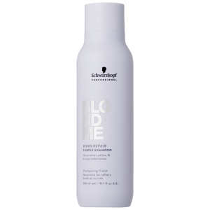 Schwarzkopf BlondMe Bond Repair Purple - fioletowy szampon do włosów blond, 300ml