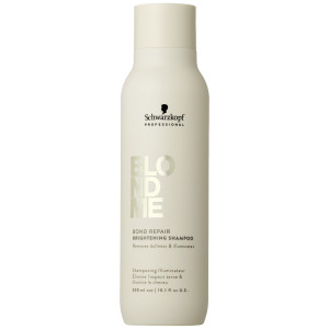 Schwarzkopf BlondMe Bond Repair Brightening - rozświetlający szampon do włosów blond, 300ml