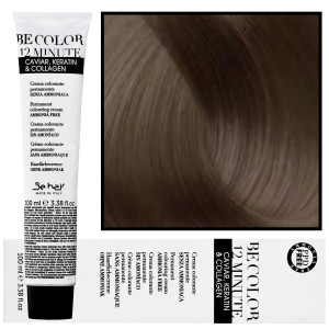 Be Hair Be Color 12 minute - farba do włosów bez amoniaku, 100ml 4,7 | Średni Kasztanowy Brązowy