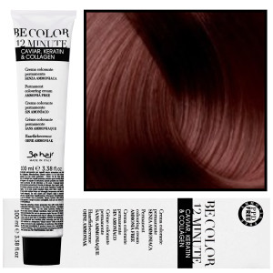 Be Hair Be Color 12 minute - farba do włosów bez amoniaku, 100ml 4,5 | Średni Kasztanowy Mahoniowy