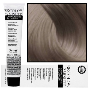Be Hair Be Color 12 minute - farba do włosów bez amoniaku, 100ml 7,8 | Średni Blond Beżowy
