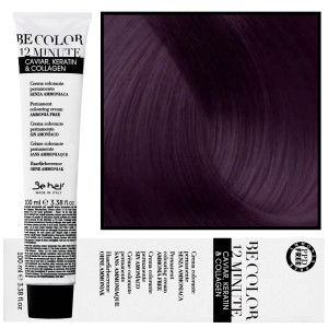 Be Hair Be Color 12 minute - farba do włosów bez amoniaku, 100ml 4,2 | Średni Kasztanowy Fioletowy
