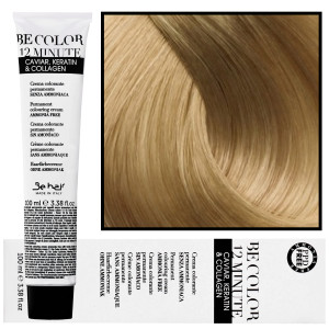 Be Hair Be Color 12 minute - farba do włosów bez amoniaku, 100ml 9,7 | Bardzo Jasny Blond Brązowy