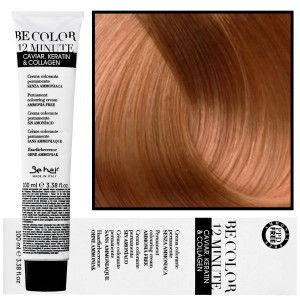Be Hair Be Color 12 minute - farba do włosów bez amoniaku, 100ml 8,4 | Jasny Blond Miedziany
