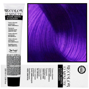 Be Hair Be Color 12 minute - farba do włosów bez amoniaku, 100ml Violet | Fioletowy