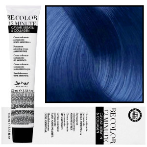 Be Hair Be Color 12 minute - farba do włosów bez amoniaku, 100ml Blue | Niebieski