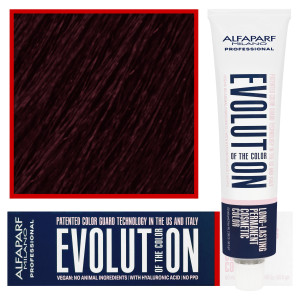 Alfaparf Evolution - wegańska farba do koloryzacji włosów, 60ml 4,66l | Średni Brąz Intensywnie Czerwony