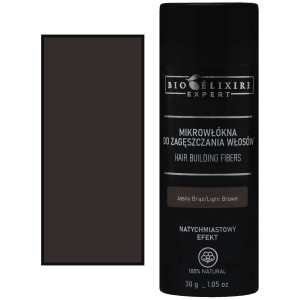 Bioelixire Mikrowłókna bawełniane do zagęszczania włosów, różne kolory, 30g Light Brown | Jasny brąz