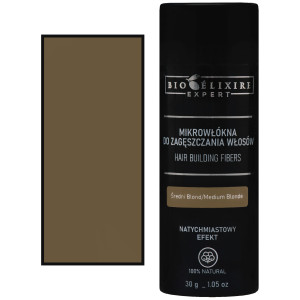 Bioelixire Mikrowłókna bawełniane do zagęszczania włosów, różne kolory, 30g Medium Blonde | Średni blond
