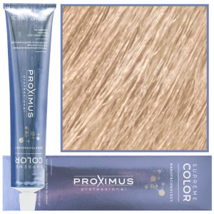 Proximus Supreme Color Nanotechnology – profesjonalna farba do włosów z kwasem hialuronowym, 100ml 9,31 | Bardzo Jasny Złoto Beżowy Blond