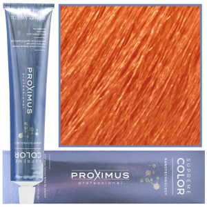 Proximus Supreme Color Nanotechnology – profesjonalna farba do włosów z kwasem hialuronowym, 100ml 9,46 | Bardzo Jasny Miedziano Czerwony Blond